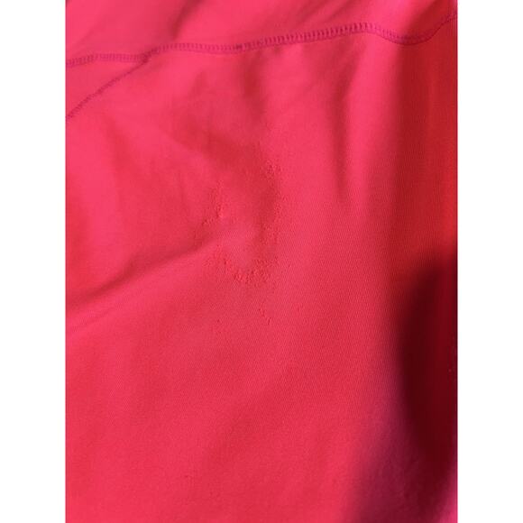 Athleta Women's 1/2 Zip Pullover Size Small Breathable Thumb Holes Pink Coral - Picture 10 of 10